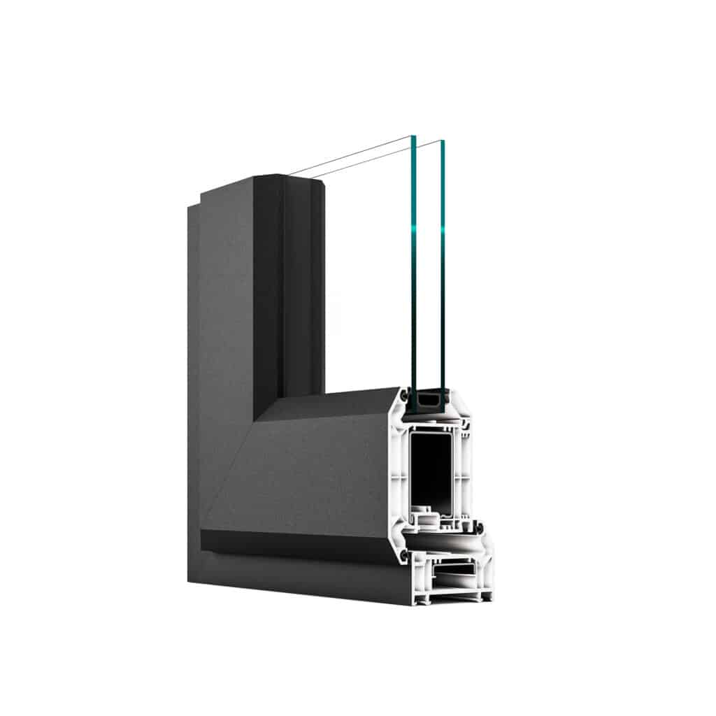 7434_Veka_m70 residential and french door_corner__Feinstruktur Black(1)